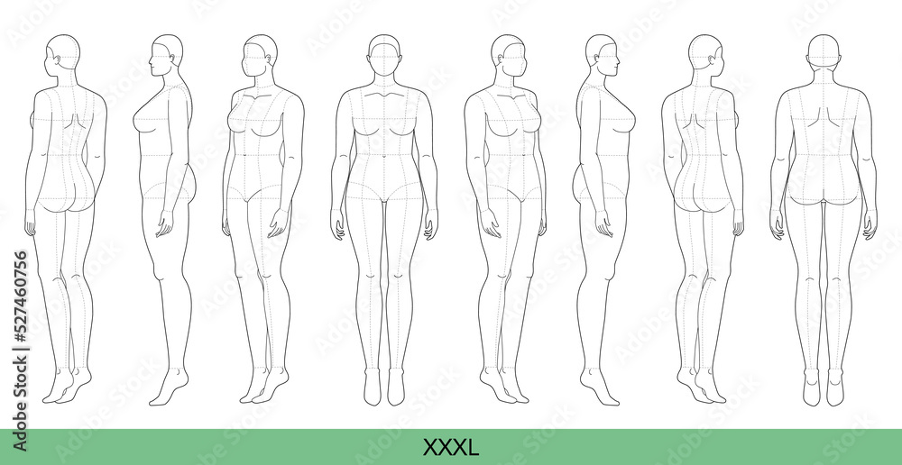 Vecteur Stock Measurements for clothing. Vector illustration of