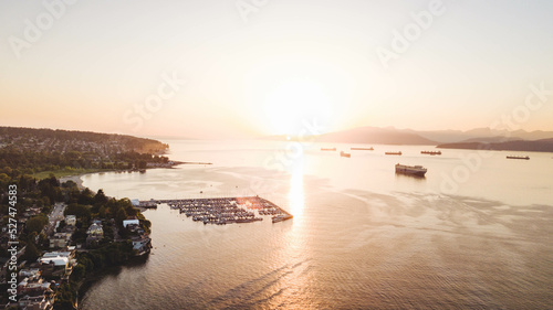 Sunset on the beach