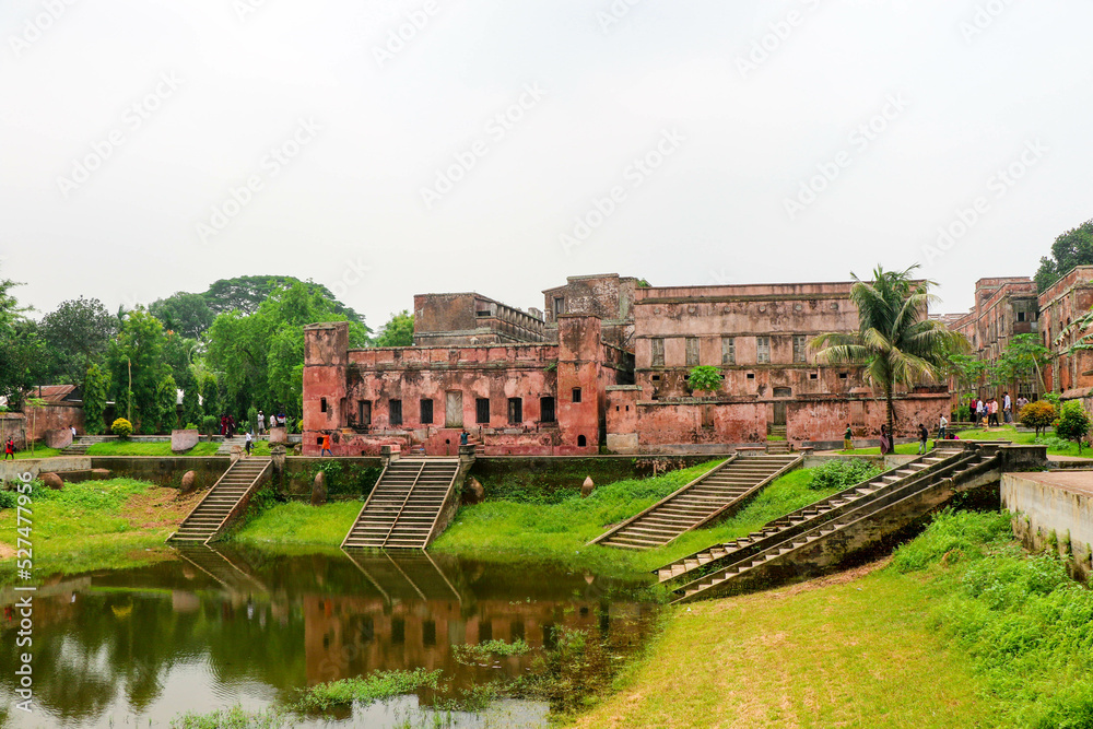 Fototapeta premium Pakutia Zamidar Bari - Ancient buildings of Landlords in Bangladesh