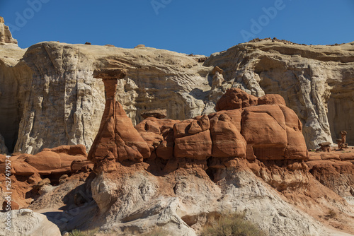 Toadstool rock formations in Arizona 