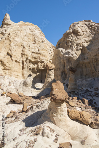 Toadstool rock formations in Arizona 