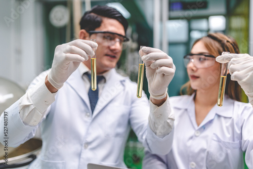 medical scientist with cann...