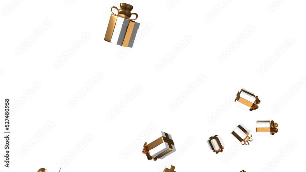 White gift boxes with gold ribbon bow on white background.
Christmas present,birthday,anniversary concept. White gift boxes with gold ribbon bow on white background.
Christmas present,birthday,anniversary concept.