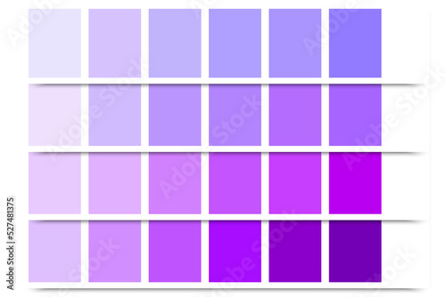 purple palette. Pastel colors. Line art. Design element. Vector illustration. stock image.