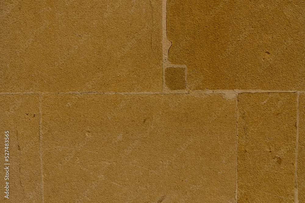 Fototapeta premium historical facade plane rectangular sandstone blocks background