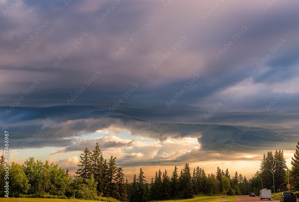 Dramatic Morning Cloudscape Dramatic Morning Cloudscape