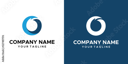 a hook loop themed graphic image, on a blue and white background. vector graphics base.