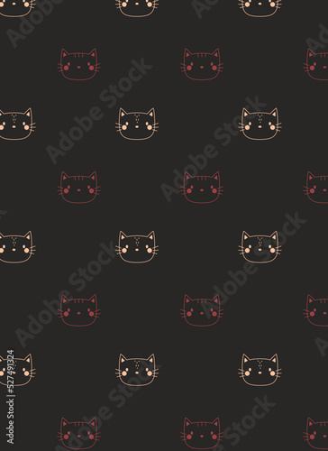 Cat animal digital paper background