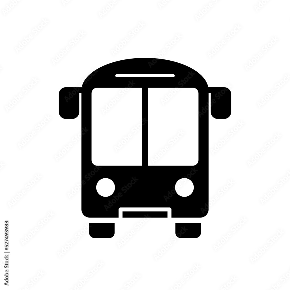 Simple And Clean Bus Icon Vector Illustration Simple And Clean Bus Icon Vector Illustration
