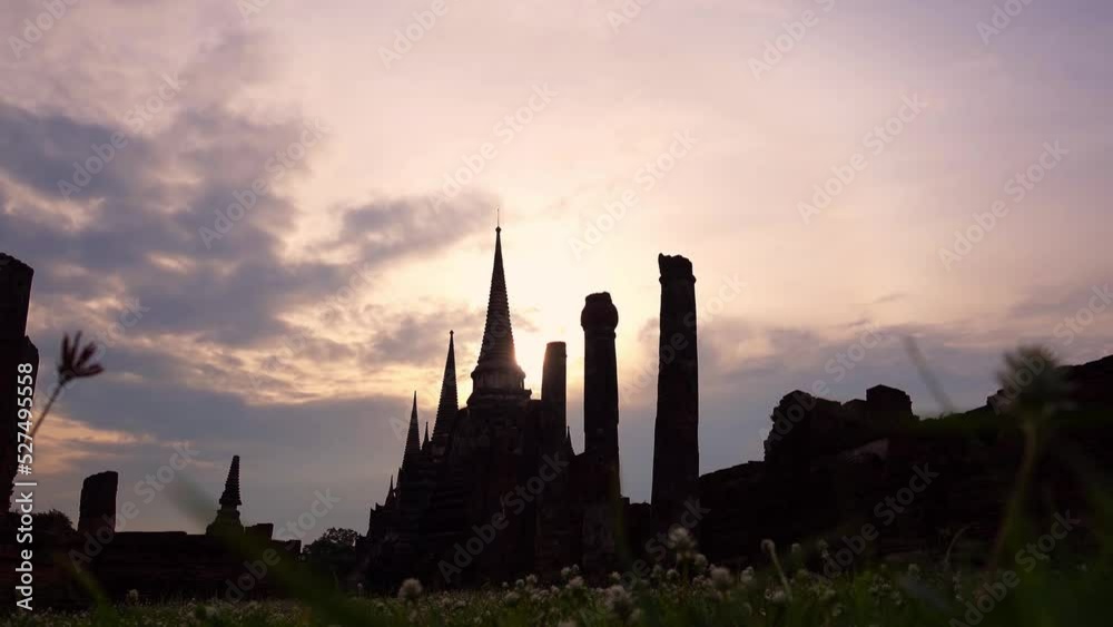 Wat Phra Si Sanphet temple was the holiest temple on the site of the old Royal Palace in Thailand's ancient capital of Ayutthaya.