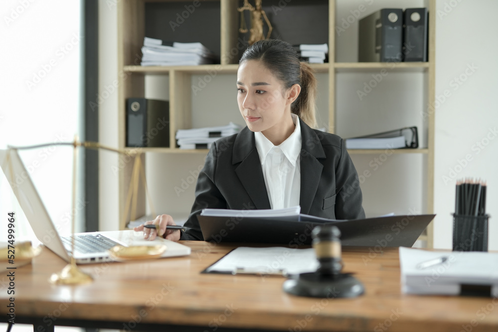 Lawyers having Concepts of Legal services at office Lawyers having Concepts of Legal services at office