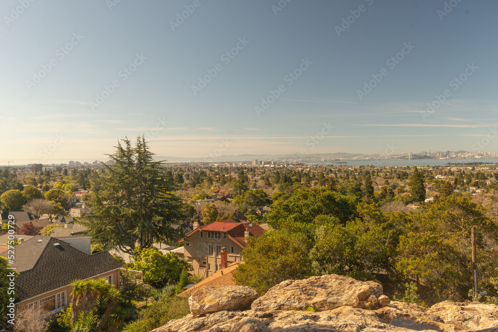 View of San Fracisco, CA, from Indian Rock Park, Berkley, CA