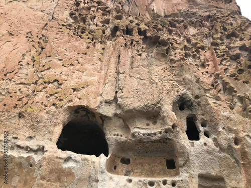 Bandelier National Monument cliffside view photo