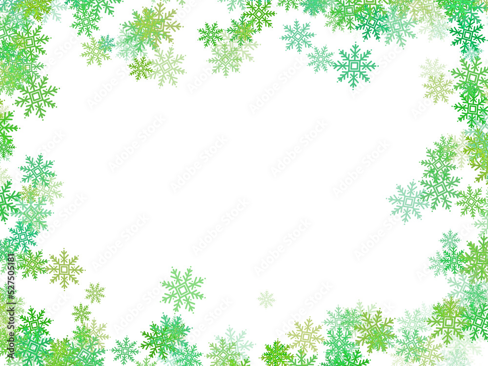 Snowflake frame Illustration
