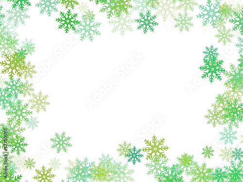 Frame Snowflake Illustration © PurMoon