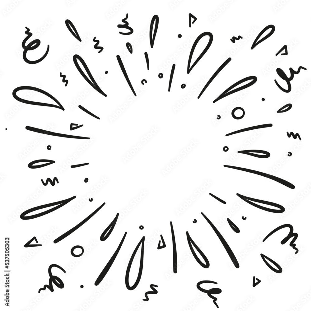 hand drawn fireworks explosion illustration hand drawn fireworks explosion illustration