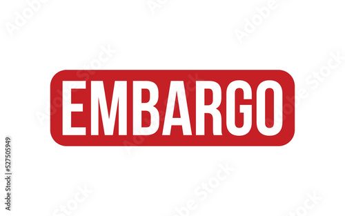 Embargo Rubber Stamp Seal Vector