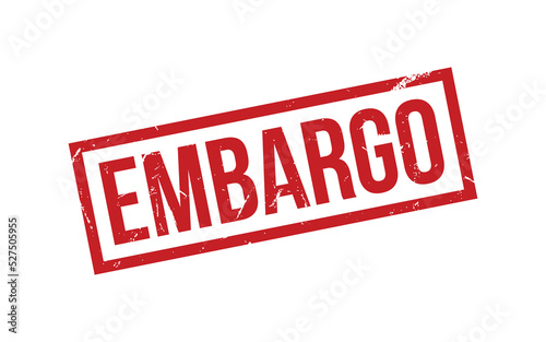 Embargo Rubber Stamp Seal Vector