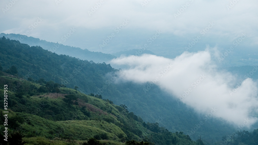 landscape with clouds