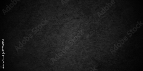 Black texture chalk board and black board background. stone concrete texture grunge backdrop background anthracite panorama. Panorama dark grey black slate background or texture.