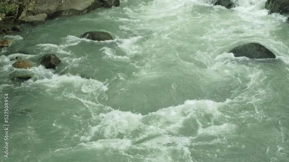 Beautiful view of the mountain river Beautiful view of the mountain river