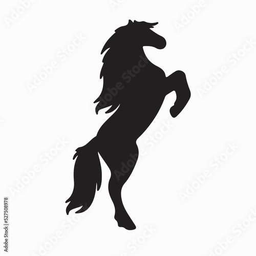 Fototapeta Naklejka Na Ścianę i Meble -  horse silhouette vector