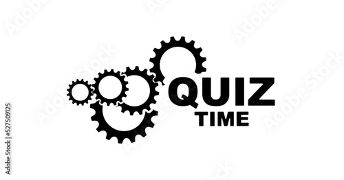 quiz time with cool font 