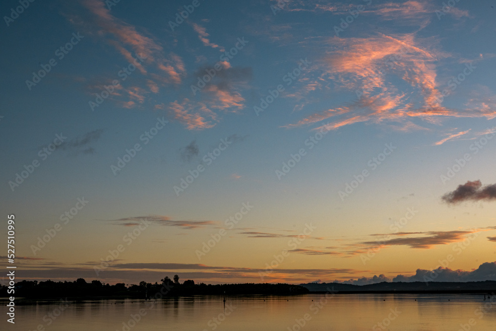 sunset in Palau. 