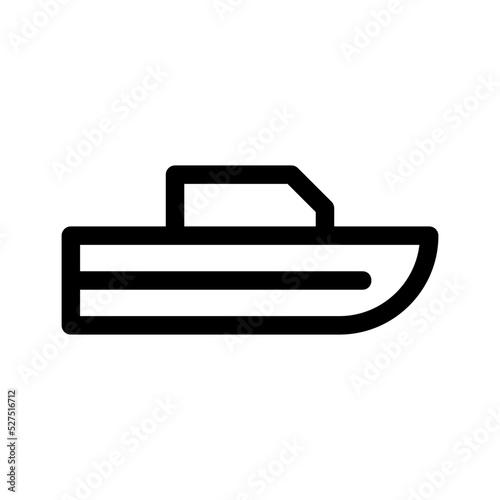 boat icon or logo isolated sign symbol vector illustration - high quality black style vector icons 