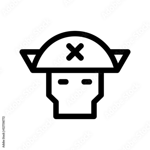 captain icon or logo isolated sign symbol vector illustration - high quality black style vector icons
