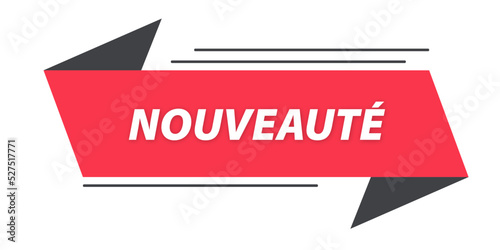 nouveauté bannière rouge