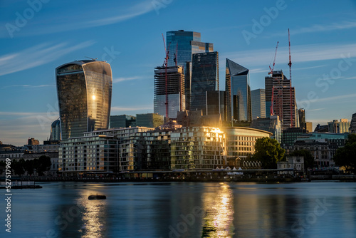  The City of London at dawn photo