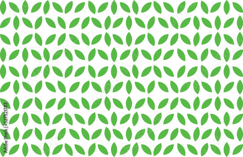 random green leaves pattern background