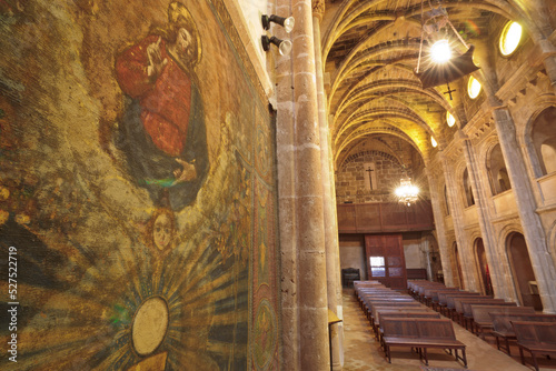 Capilla del Temple, siglo XIII.Nave unica con boveda de cruceria.Palma.Mallorca.Islas Baleares. España. photo