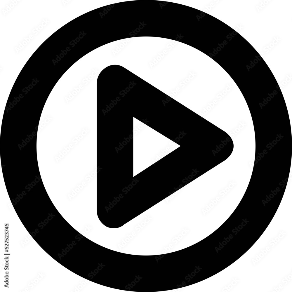 Media Player Vector Icon Media Player Vector Icon