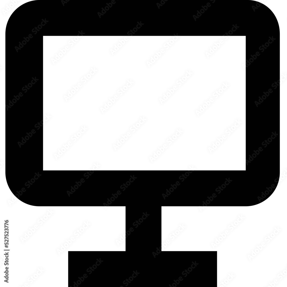 Easel Board Vector Icon Easel Board Vector Icon