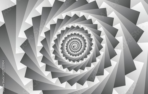 circular motion blur moving spin spiral optical illusion vector illustration