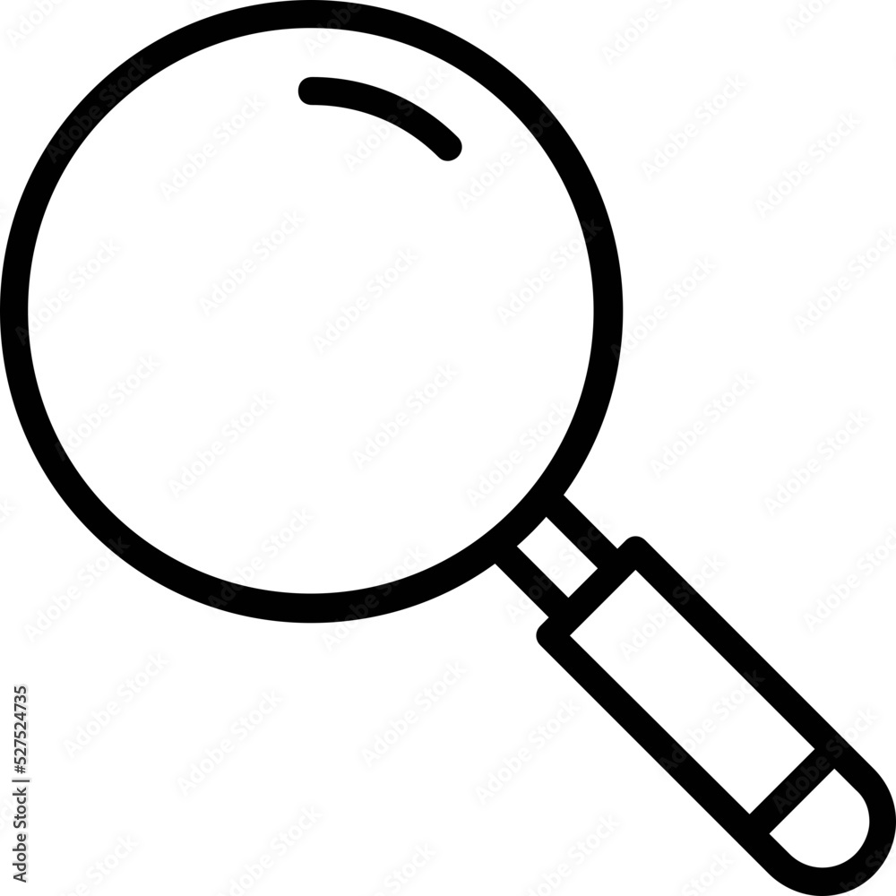 Magnifier Vector Icon Magnifier Vector Icon