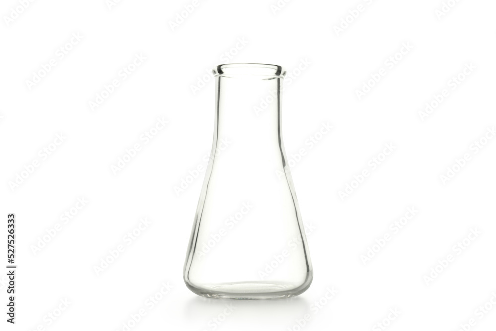Concept of science and research, test tube isolated on white background Concept of science and research, test tube isolated on white background