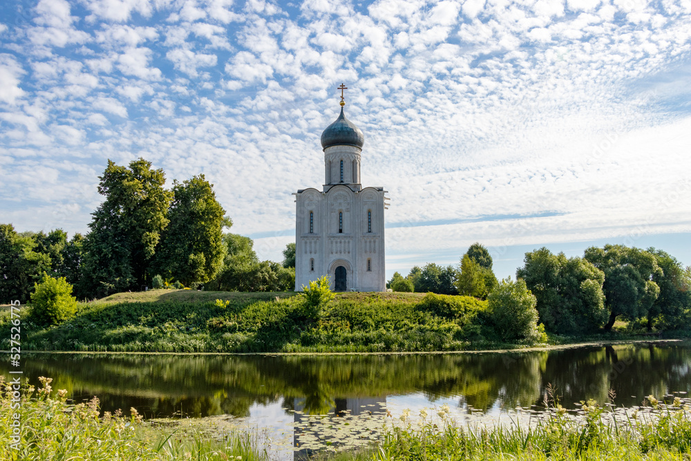 Church of the Intercession on the Nerl. The Golden Ring of Russia.