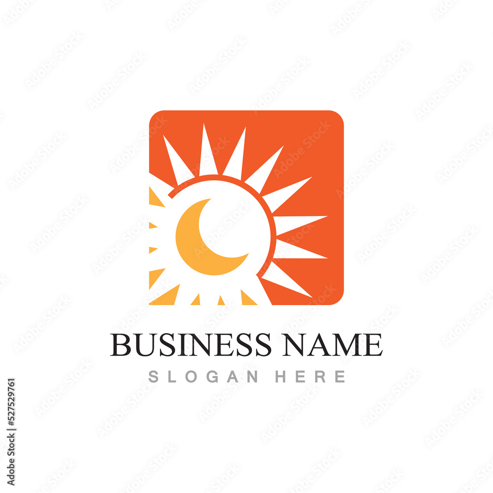 Fototapeta premium Sun Vector illustration Icon