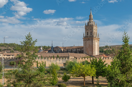 El Burgo de Osma a medieval town famous for its wall and cathedral (Soria, Spain)