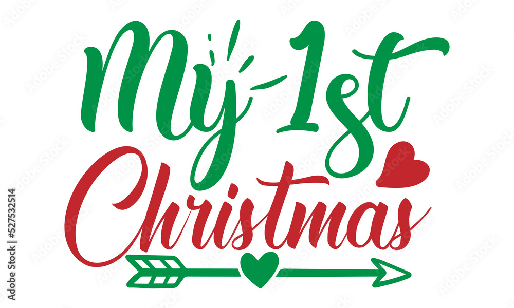 Fototapeta premium Christmas Quotes SVG Designs Template