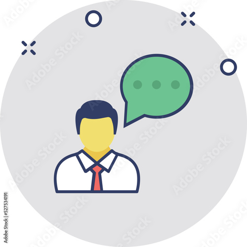 Counselor Vector Icon