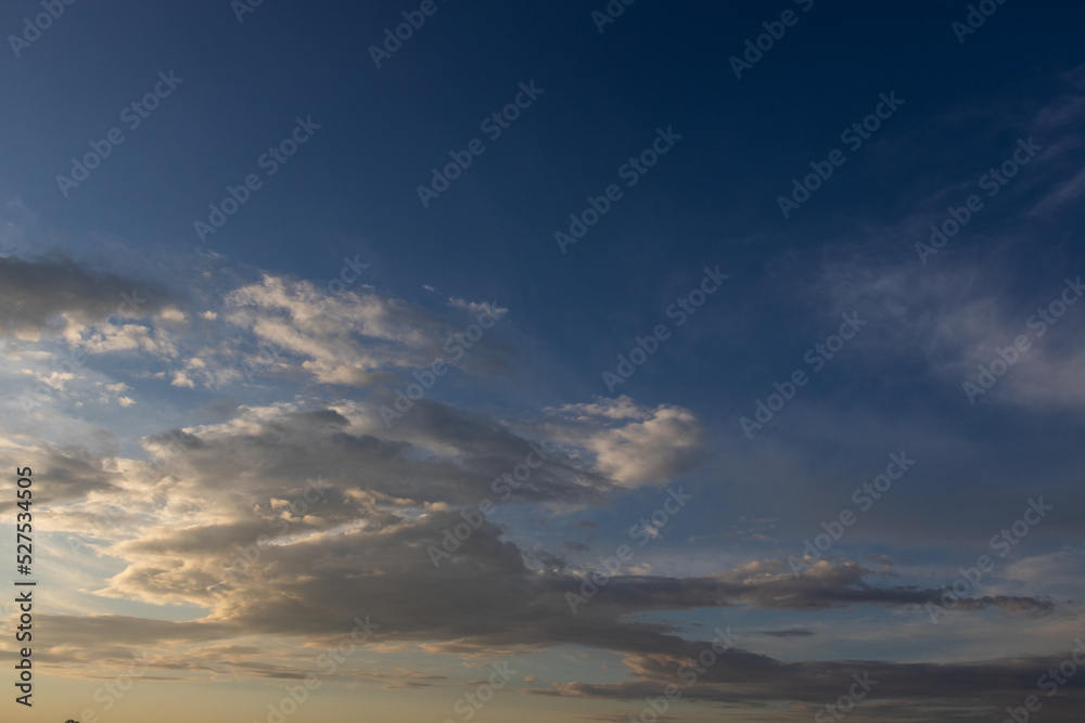 Amazing skies, background for graphic creative use, tool for graphic designers, blue and cloudy sky, podkarpackie county, Poland