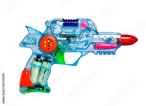 Obraz na płótnie retro plastic ray gun png 