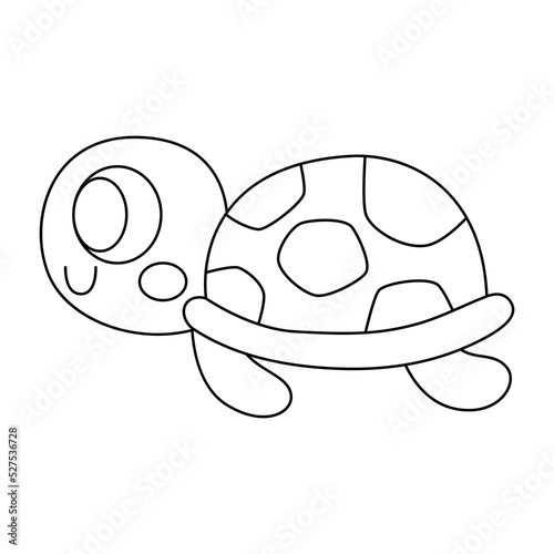 Turtle line icon