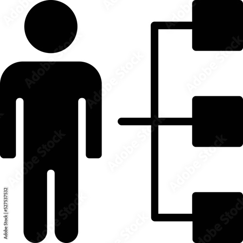 Team Hierarchy Vector Icon