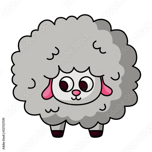 Wallpaper Mural Cartoon sheep icon. Torontodigital.ca