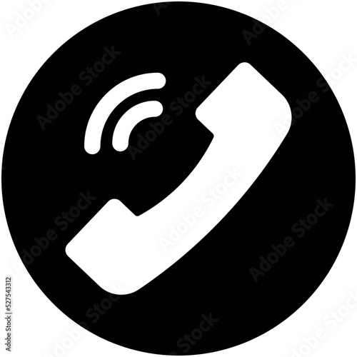 phone receiver Isolated Vector icon which can easily modify or edit

